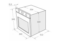 Шкаф духовой электрический MAUNFELD EOEH.5811W