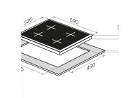 Индукционная варочная панель MAUNFELD EVI.594.FL2(S)-BG