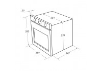 Шкаф духовой электрический MAUNFELD EOEM.769BG