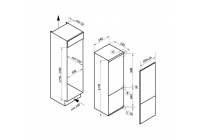 Холодильник встраиваемый MAUNFELD MBF177SW