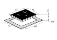 Индукционная варочная панель MAUNFELD EVI.453-BK