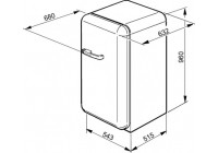 Холодильник Smeg FAB10LR