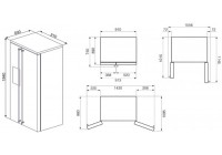 Холодильник Smeg SBS8004P