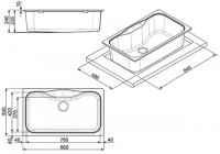 Мойка Smeg LSEG860P-2