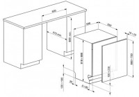 Посудомоечная машина Smeg STP364S