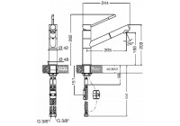 Смеситель Smeg MD12-CR