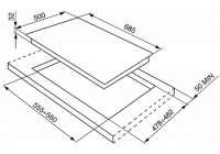 Варочная панель Smeg SRV876AOGH