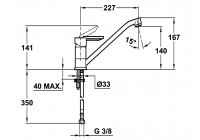 Смеситель Teka ML TG Quartz