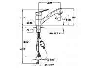 Смеситель Teka MTP 978 Chrome