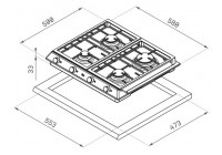 Варочная панель Teka EX 60.1 4G AI AL CI DR