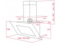 Вытяжка Teka DVT 680 W